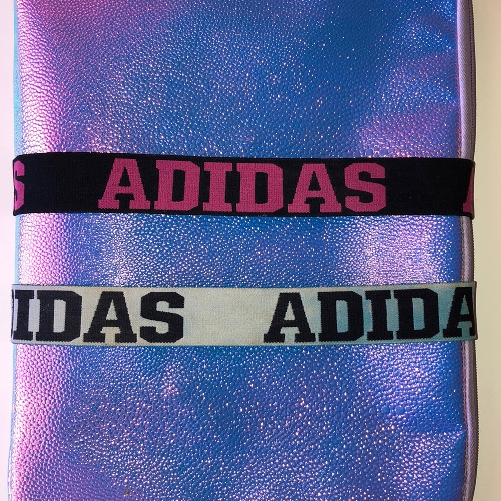 Two Adidas headbands